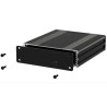 RS PRO Black Anodised Aluminium Instrument Case 30 mm Height, 160 mm Length, 108.5 mm Width 195-1518