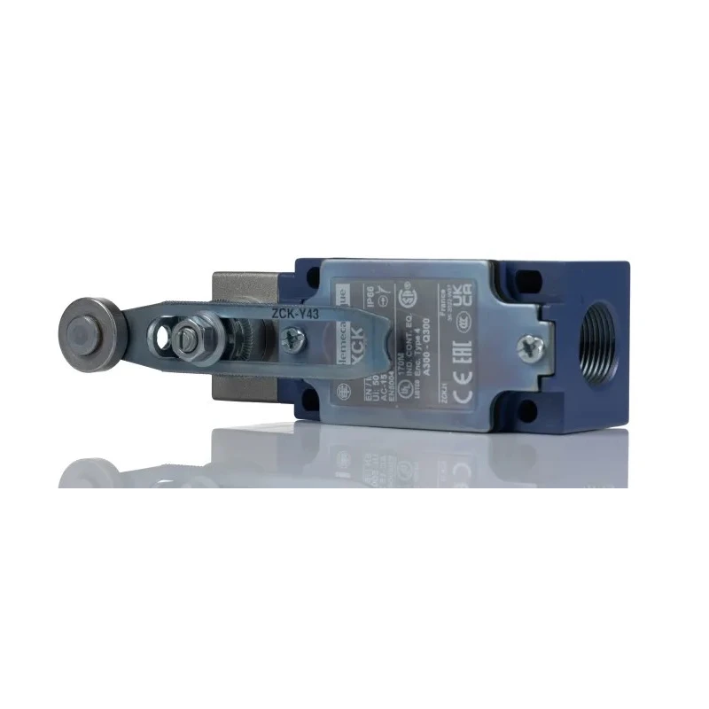 Telemecanique Sensors XCKJ Series Roller Lever Limit Switch, 1 NO/1 NC, IP66, Zamak Housing, 50V AC/DC, 3A 