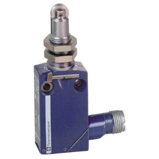 Telemecanique Sensors XCMD Series Roller Plunger Limit Switch, DPST, IP68, IP67, IP66, Zinc Zamak Alloy Housing XCMD21F2C12