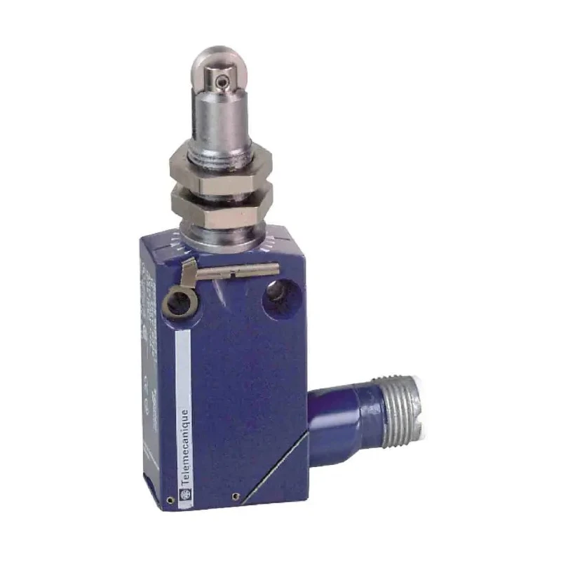 Telemecanique Sensors XCMD Series Roller Plunger Limit Switch, DPST, IP68, IP67, IP66, Zinc Zamak Alloy Housing XCMD21F2C12