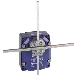 Telemecanique Sensors XCR Series Rod Limit Switch, DPST Contact, IP65 Zinc Alloy Housing, 240V AC, 3A XCRF171