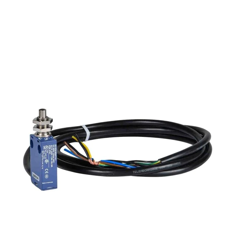 Telemecanique Sensors XCMD Series Plunger Limit Switch DPST Zinc Zamak Alloy Housing 240V AC 1.5A XCMD25F0L1