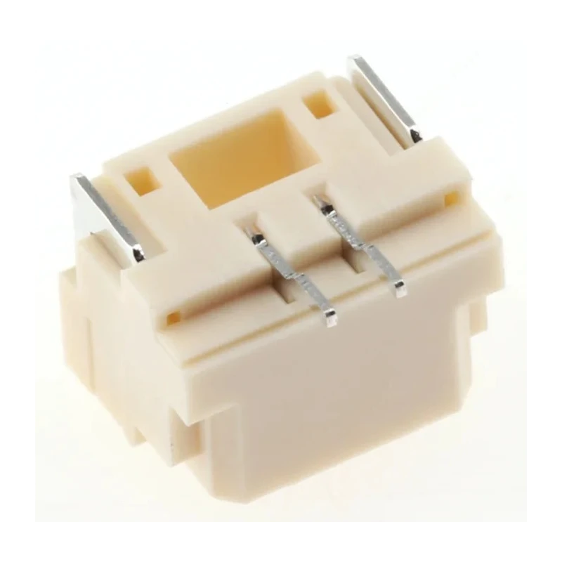 JST GH Series Straight Surface PCB Header 2 Contacts 1.25 mm Pitch 1 Row Shrouded BM02B-GHS-TBT(LF)(SN)