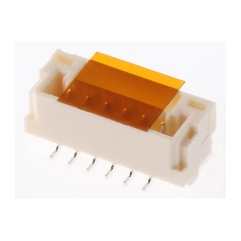 JST GH Series Straight Surface PCB Header, 6 Contacts, 1.25 mm Pitch, 1 Row, Shrouded BM06B-GHS-TBT(LF)(SN)