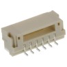 JST GH Series Right Angle Surface PCB Header 6 Contacts 1.25 mm Pitch 1 Row Shrouded SM06B-GHS-TB(LF)(SN)