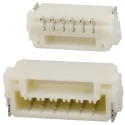 JST GH Series Right Angle Surface PCB Header 6 Contacts 1.25 mm Pitch 1 Row Shrouded SM06B-GHS-TB(LF)(SN)