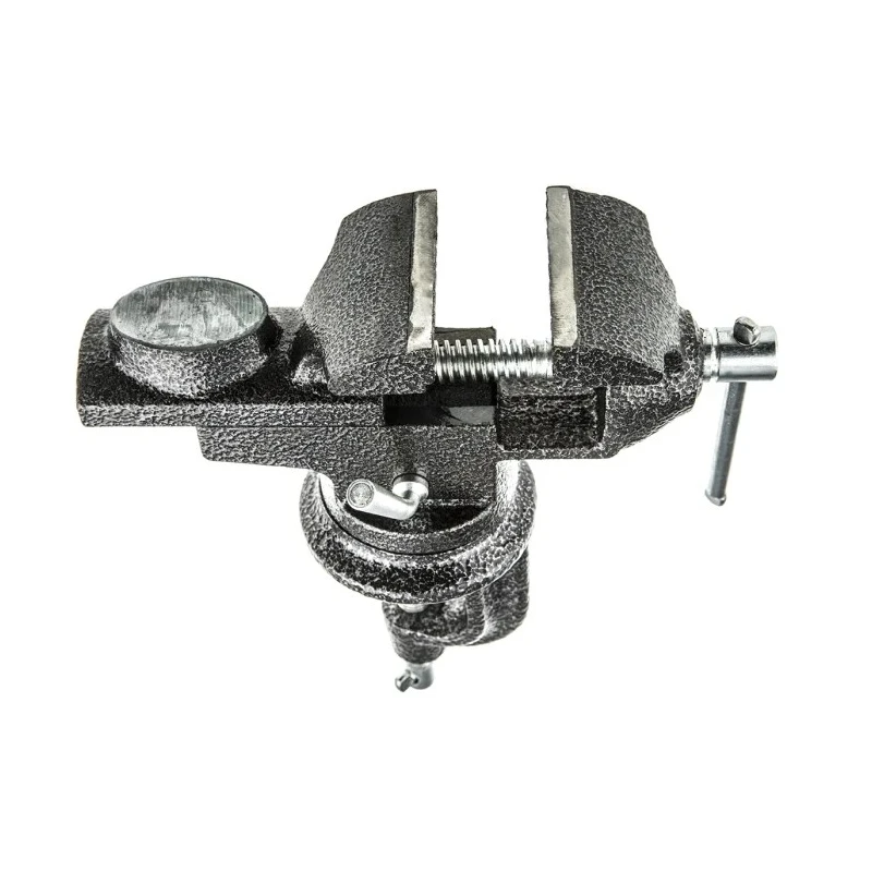 RS PRO Bench Vice with Clamp Mount, Jaw Width 65 mm, Jaw Opening 60 mm, Jaw Depth 30 mm, Weight 2.1 kg 752-2428