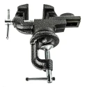 RS PRO Bench Vice with Clamp Mount, Jaw Width 65 mm, Jaw Opening 60 mm, Jaw Depth 30 mm, Weight 2.1 kg 752-2428