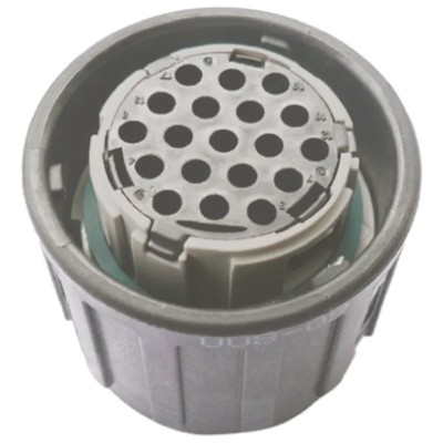 ITT Cannon APD 19 Pole Straight Standard DIN Plug 48V DC Cable Male Crimp Termination 121583-0121