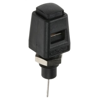 Schutzinger 4 mm Black Polyamide 66 Test Connector, 60V, 5A ESD 6554 / SW