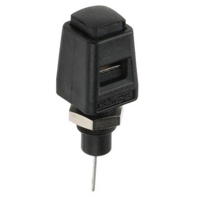 Schutzinger 4 mm Black Polyamide 66 Test Connector, 60V, 5A ESD 6554 / SW