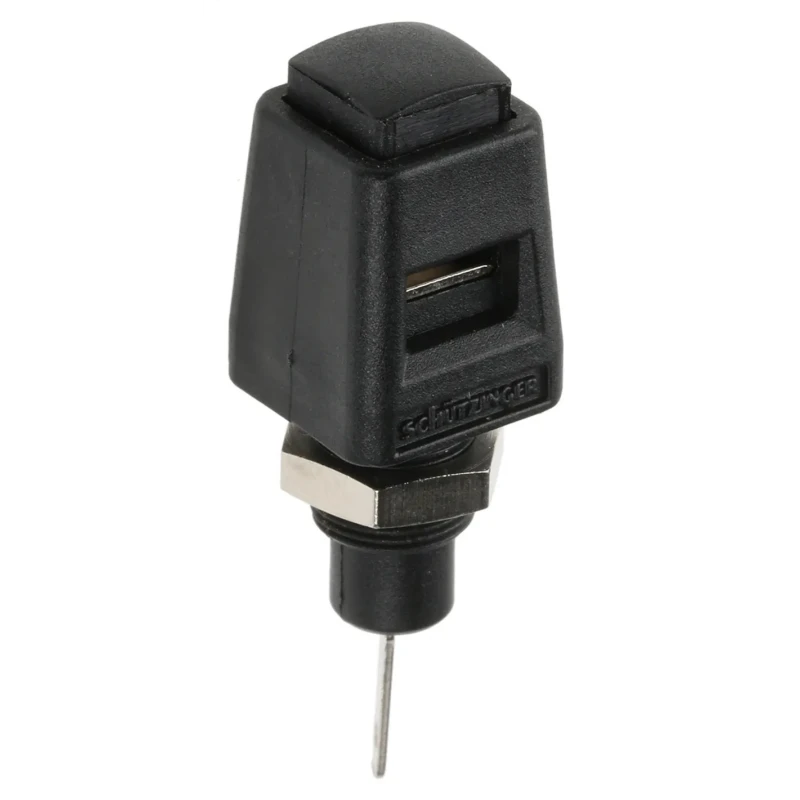 Schutzinger 4 mm Black Polyamide 66 Test Connector, 60V, 5A ESD 6554 / SW