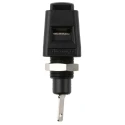Schutzinger 4 mm Black Polyamide 66 Test Connector, 60V, 5A ESD 6554 / SW