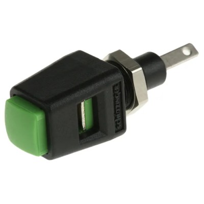 Schutzinger 4 mm Green Test Connector, 60V ESD 6554 / GN