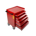 RS PRO Heavy Duty 6 Drawer Wheeled Steel Roller Cabinet, Central Locking, 450mm x 630mm x 830mm, 47.7 kg 753-1570