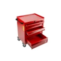 RS PRO Heavy Duty 6 Drawer Wheeled Steel Roller Cabinet, Central Locking, 450mm x 630mm x 830mm, 47.7 kg 753-1570