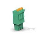 TE Connectivity Pluggable Terminal Block 16-Contact 3.5 mm Pitch 1 Row 150V AC 8A Phosphor Bronze Male Connector 1-2350398-6