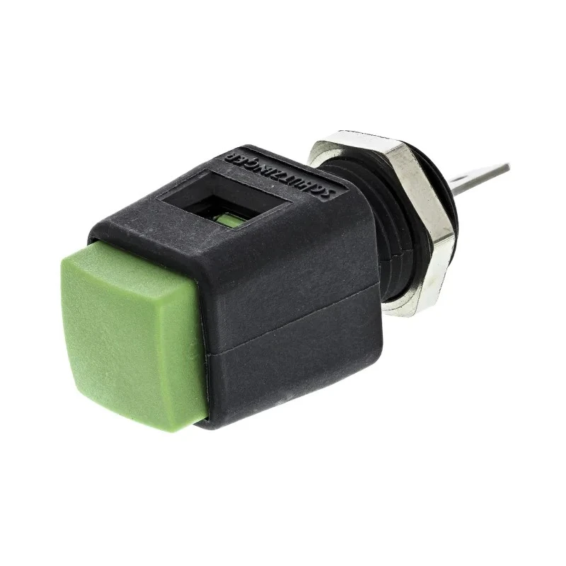 Schutzinger 4 mm Green Terminal Post Polyamide 66 Body, Quick Release Panel Mount Single Pole Connector ESD 498 / GN