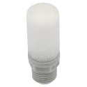 SMC Resin Pneumatic Silencer 1 MPa Threaded Male R 1/4 inch Connection Noise Reduction 30dB AN20-02