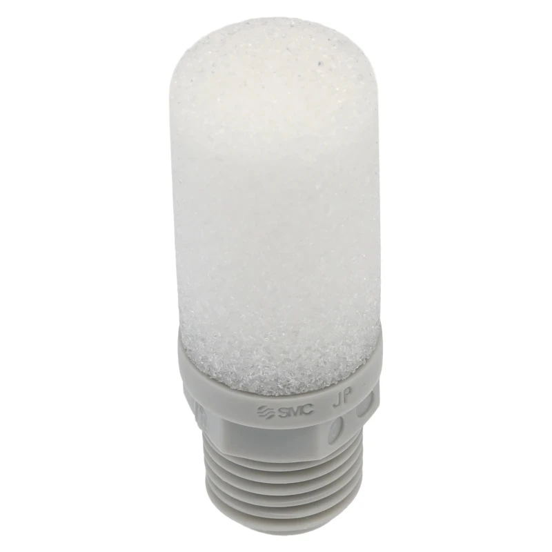 SMC Resin Pneumatic Silencer 1 MPa Threaded Male R 1/4 inch Connection Noise Reduction 30dB AN20-02