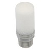 SMC Resin Pneumatic Silencer 1 MPa Threaded Male R 1/4 inch Connection Noise Reduction 30dB AN20-02