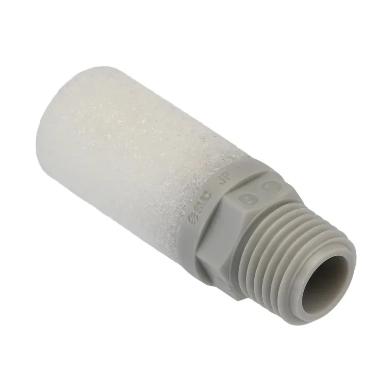 SMC Resin Pneumatic Silencer 1 MPa Threaded Male R 1/4 inch Connection Noise Reduction 30dB AN20-02
