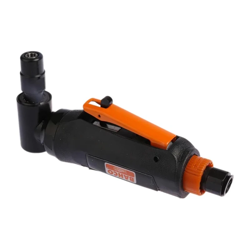 Bahco Air Angle Grinder with Rubber Grip Handle 164W Power, 20000rpm Speed, 6.3 Bar Pressure BP115