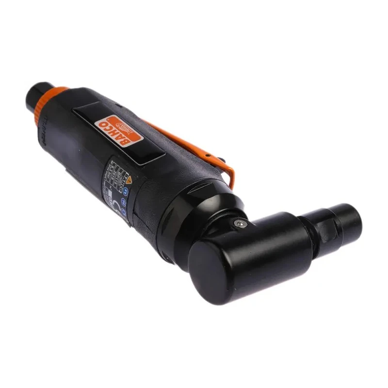 Bahco Air Angle Grinder with Rubber Grip Handle 164W Power, 20000rpm Speed, 6.3 Bar Pressure BP115