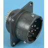Souriau Sunbank by Eaton MIL Spec Circular Connector Copper Alloy Straight 32 Way Panel Mount 7.5A 85102E1832P50