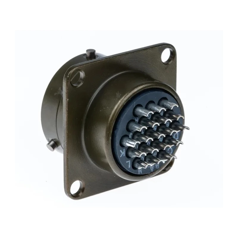 Souriau Sunbank by Eaton MIL Spec Circular Connector 19 Way Panel Mount Copper Alloy Straight Female Male 85102E1419P50