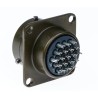 Souriau Sunbank by Eaton MIL Spec Circular Connector 19 Way Panel Mount Copper Alloy Straight Female Male 85102E1419P50