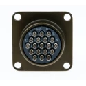 Souriau Sunbank by Eaton MIL Spec Circular Connector 19 Way Panel Mount Copper Alloy Straight Female Male 85102E1419P50