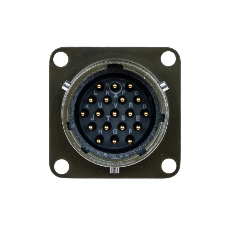 Souriau Sunbank by Eaton MIL Spec Circular Connector 19 Way Panel Mount Copper Alloy Straight Female Male 85102E1419P50