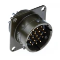 Souriau Sunbank by Eaton MIL Spec Circular Connector 19 Way Panel Mount Copper Alloy Straight Female Male 85102E1419P50
