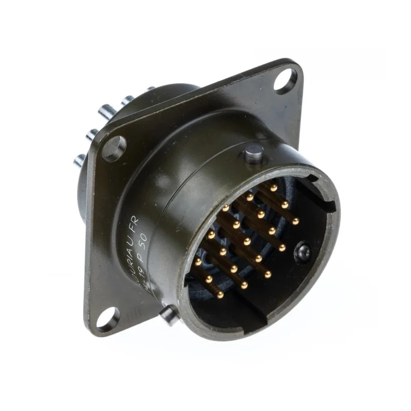 Souriau Sunbank by Eaton MIL Spec Circular Connector 19 Way Panel Mount Copper Alloy Straight Female Male 85102E1419P50