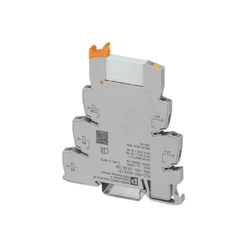 Phoenix Contact Electromechanical Interface Relay DIN Rail Mount 60V dc Coil SPDT 2966139