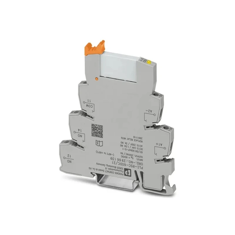 Phoenix Contact Electromechanical Interface Relay DIN Rail Mount 60V dc Coil SPDT 2966139