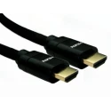 RS PRO 3 m 8K HDMI Cable Male to Male Connector Black PVC Jacket 195-4897