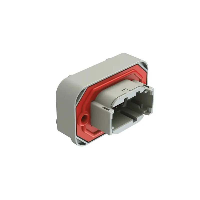 Amphenol Industrial Automotive Connector Male Grey Flange 8 Way Solder Termination 7.5A IP67 ATM13-08PA-BM03