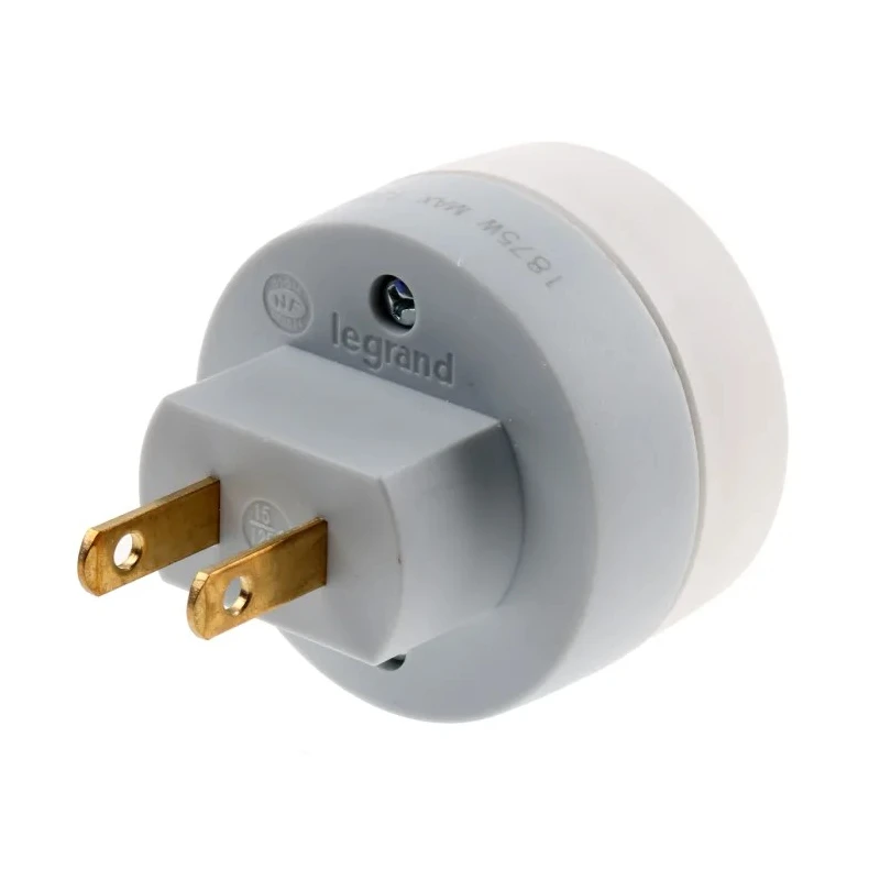Legrand Travel Adapter Europe to USA 230V 6A Connector 2-Pin Euro Plug to US Socket Outlet 0 503 86