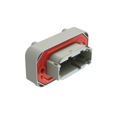 Amphenol Industrial Automotive Connector Male Grey Flange 12 Way Solder Termination 7.5A IP67 ATM15-12PA-BM03