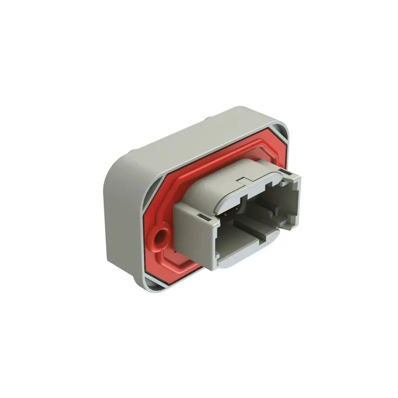 Amphenol Industrial ATM15 Automotive Connector Male Grey Flange 8 Way Solder Termination 7.5A Current Rating ATM15-08PA-BM03