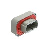 Amphenol Industrial ATM15 Automotive Connector Male Grey Flange 8 Way Solder Termination 7.5A Current Rating ATM15-08PA-BM03