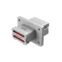 Amphenol Industrial AT04 Automotive Connector Male Grey Panel Mount 12 Way Crimp Termination AT04-12PA-BL05