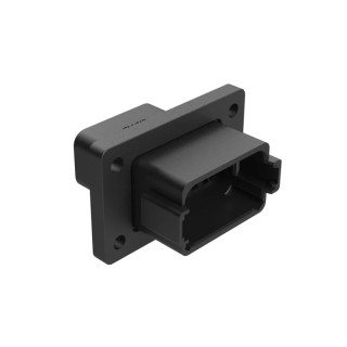 Amphenol Industrial AT04 Automotive Connector Male Black Panel Mount 12 Way Crimp Termination AT04-12PA-LE14