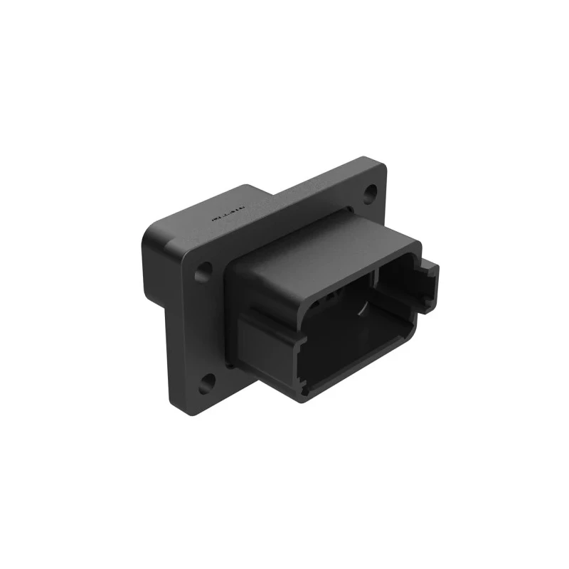 Amphenol Industrial AT04 Automotive Connector Male Black Panel Mount 12 Way Crimp Termination AT04-12PA-LE14