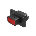 Amphenol Industrial AT04 Automotive Connector Male Black Panel Mount 12 Way Crimp Termination AT04-12PA-LE14