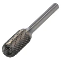 Dormer P805 Series Ball Nosed Cylinder Burr, 12.7 mm Head Diameter, Carbide, 6 mm Shank Diameter, 70 mm Overall P80512.7X6.0