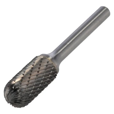 Dormer P805 Series Ball Nosed Cylinder Burr, 12.7 mm Head Diameter, Carbide, 6 mm Shank Diameter, 70 mm Overall P80512.7X6.0