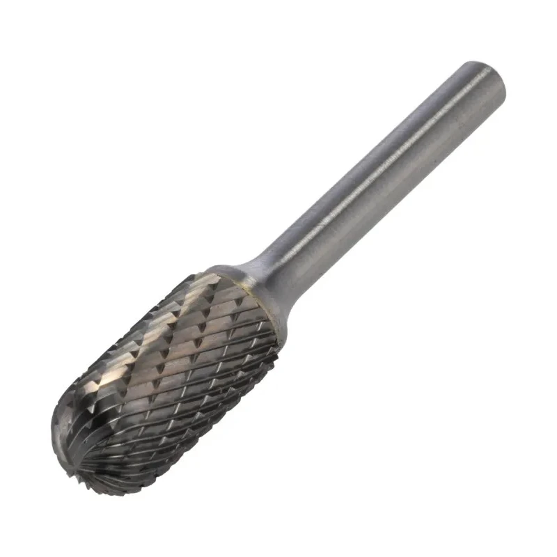 Dormer P805 Series Ball Nosed Cylinder Burr, 12.7 mm Head Diameter, Carbide, 6 mm Shank Diameter, 70 mm Overall P80512.7X6.0